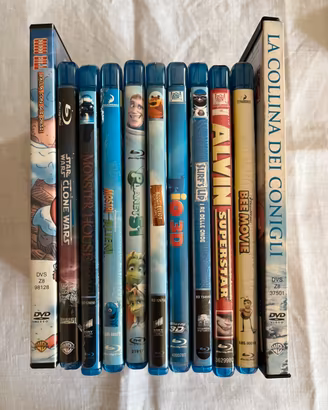 11 Film Animazione DVD e Blu-ray (1978-2011)