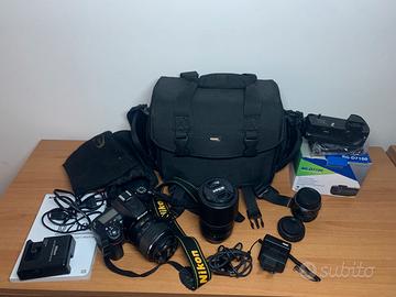 Nikon D7100 body+obiettivi e Kit completto. 6400sc