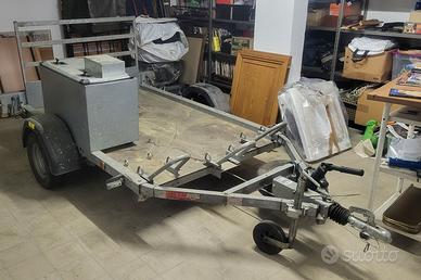 Carrello Trasporto Moto Ellebi con Cassone