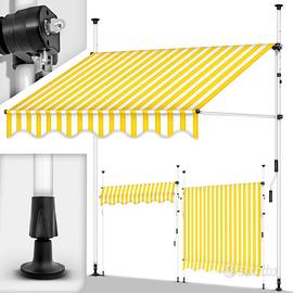 Tenda da sole balcone senza fori 150 cm