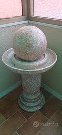 MERAVIGLIOSA FONTANA A SFERA IN MARMO