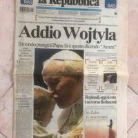 giornali e riviste d'epoca - Addio Wojtyla