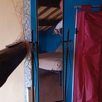 specchio in ferro battuto 