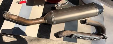 scarico completo akrapovic