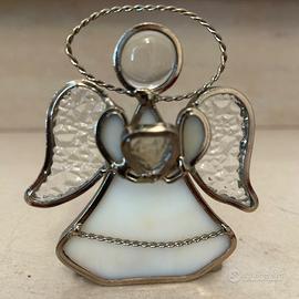 Decorazione di Natale angelo porta candela