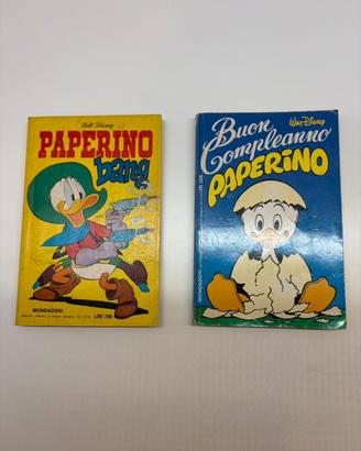 LOTTO DUE ALBI VINTAGE PAPERINO