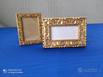 Cornice in legno dorate vintage