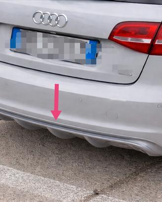 Estrattore / diffusore / rear diffuser post