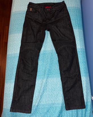 PANTALONI MOTO TRACK NERO - TG. 33/48 (NUOVO)