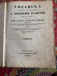 Vocabolario latino italiano antico