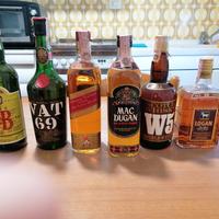  6 bottiglie di whisky come da foto