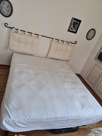 Letto Matrimoniale Completo rete doghe larghe mate