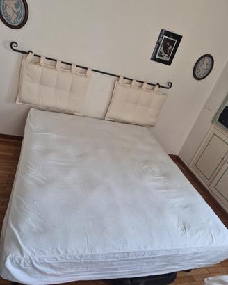 Letto Matrimoniale Completo rete doghe larghe mate