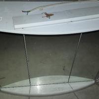 Mobile pensile da bagno con specchi e presa elett