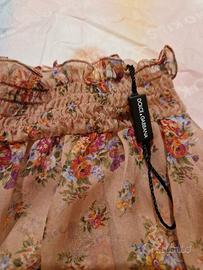 Camicia Dolce e Gabbana con ballerine dorate