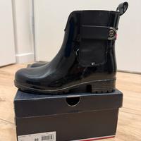 Stivaletti da pioggia Tommy Hilfiger neri – N. 36