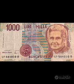 Banconota 1.000 Lire Maria Montessori – Serie LF