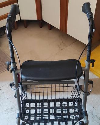 Deambulatore e comoda usati pochissimo