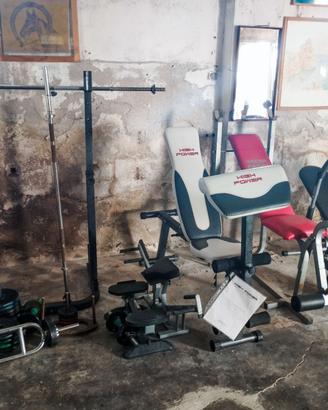 Attrezzi palestra casalinga