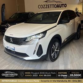 Peugeot 3008 Bianco Perla EAT8 Allure Pack