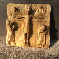 Arte Sacra - Formella in Bronzo dorato