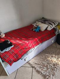 letto singolo con secondo letto mondo convenienza 