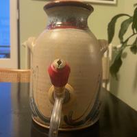 Vintage Francese distributore di bevande in gres