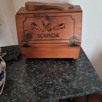 Scatola Cassetta Pulizia Scarpe Sciuscià Vintage