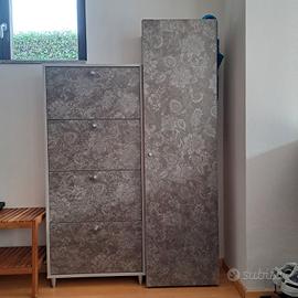scarpiera +mobiletto contenitore