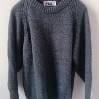 Maglione Uomo Fila. Tg. XL. Antracite. Vintage. 