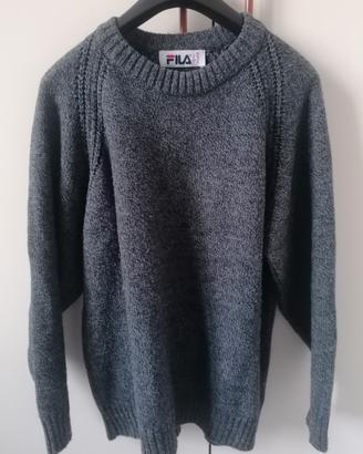 Maglione Uomo Fila. Tg. XL. Antracite. Vintage. 