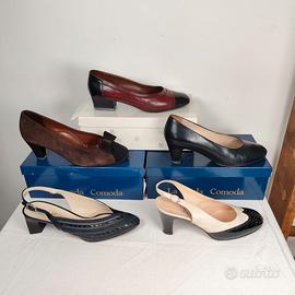 lotto 5 paia di scarpe vintage anni '80 da donna