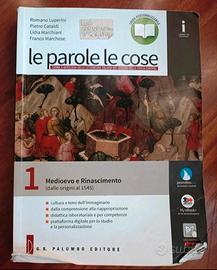 Libro Letteratura Italiana Vol 1 Luperini Cataldi