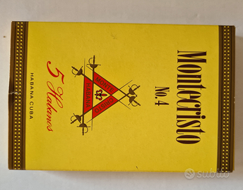 Vecchia scatola sigari cubani collezione vuota