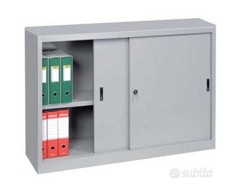 Mobile basso in metallo sopralzo 120x45x90h