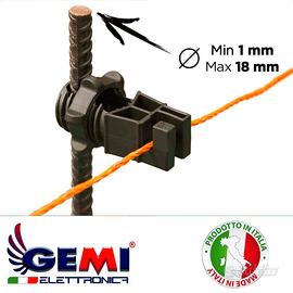 Isolatori per pali in ferro per recinto elettrico