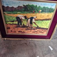 Quadro dipinto a olio su tela firmato e datato 197