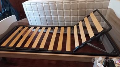 Rete singola alzata testa e gambe manuale 80x190