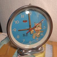 Sveglia animata con gatto