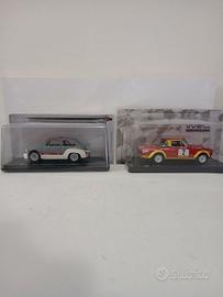 Lotto 2 auto 1:24 Abarth 1000 + Fiat 124 Spider!