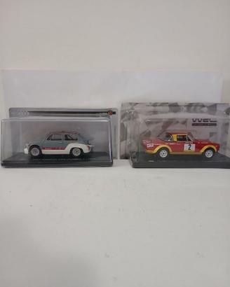 Lotto 2 auto 1:24 Abarth 1000 + Fiat 124 Spider!