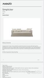 Divano maxalto Simpliciter
