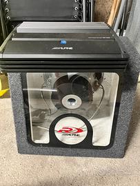 Subwoofer+amplificatore Alpine