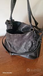 borsa pelle Rossi