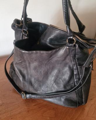 borsa pelle Rossi