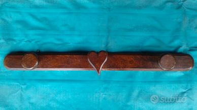 Attaccapanni antico in legno