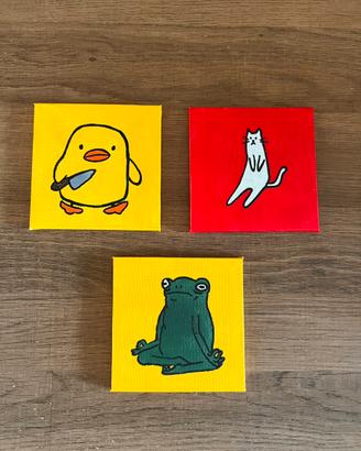 Acrilico su tela 10x10