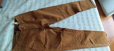 pantaloni uomo lunghi colore senape 