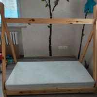 Letto montessoriano con materasso