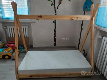 Letto montessoriano con materasso